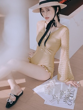 OSYAREVOさん（レディース・167cm）の春コーディネート