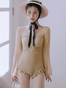 「モノキニ」｜OSYAREVOさん（レディース・160cm）の春コーディネート