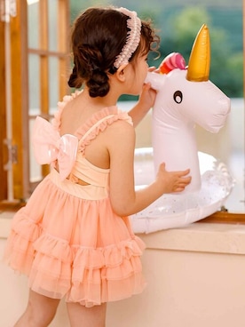 「子供服」｜「アイテム（水着/着物・浴衣）」を使った、OSYAREVOさん（キッズ）の夏コーディネート