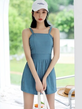 「アイテム（水着/着物・浴衣）」を使った、OSYAREVOさん（レディース・165cm）の春コーディネート