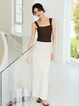 「アイテム（水着/着物・浴衣）」を使った、OSYAREVOさん（レディース・168cm）の春コーディネート