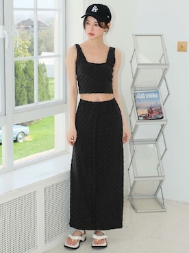 「アイテム（水着/着物・浴衣）」を使った、OSYAREVOさん（レディース・168cm）の春コーディネート