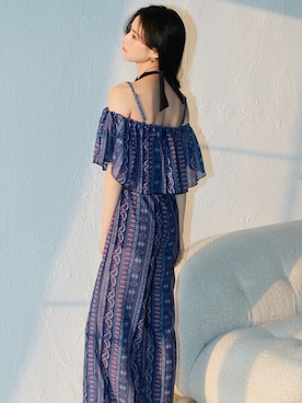 「ママコーデ」｜「アイテム（水着）」を使った、OSYAREVOさん（レディース・168cm）の春コーディネート