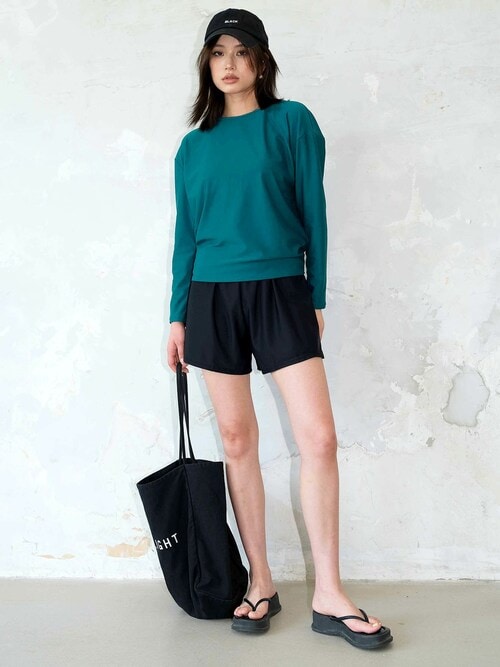 セール】水着 レディース 体型カバー ラッシュガード タンキニ 4