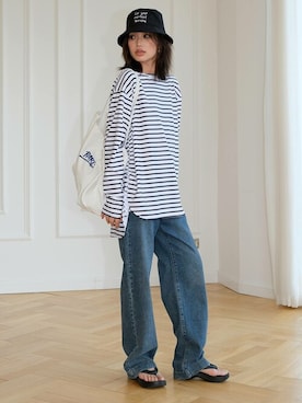 「アイテム（水着/着物・浴衣）」を使った、OSYAREVOさん（レディース・167cm）の夏コーディネート
