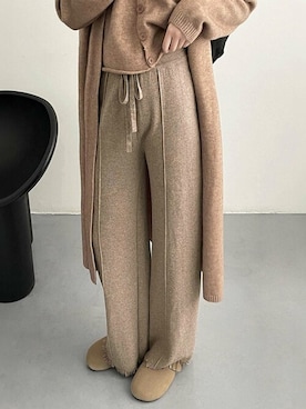 「OSYAREVO（オシャレボ）のアイテム（パンツ）」を使った、OSYAREVOさん（レディース・166cm）の冬コーディネート