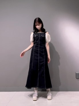 マジェスティックレゴン横浜ジョイナス店スタッフさん（レディース・154cm）の夏コーディネート