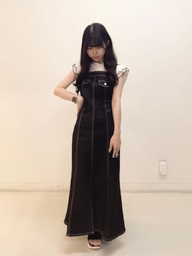 マジェスティックレゴン横浜ジョイナス店スタッフさん（レディース・153cm）の夏コーディネート