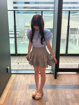 マジェスティックレゴン横浜ジョイナス店スタッフさん（レディース・155cm）の夏コーディネート