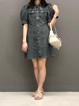 マジェスティックレゴン横浜ジョイナス店スタッフさん（レディース・155cm）の夏コーディネート