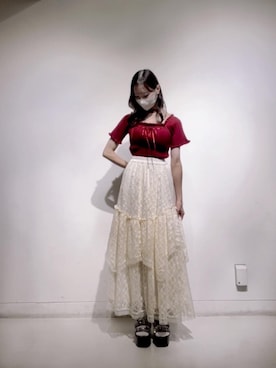 マジェスティックレゴン横浜ジョイナス店スタッフさん（レディース・154cm）の夏コーディネート