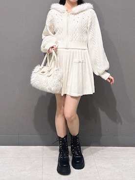 「アイテム（パーカー）」を使った、マジェスティックレゴン横浜ジョイナス店スタッフさん（レディース・155cm）の秋コーディネート