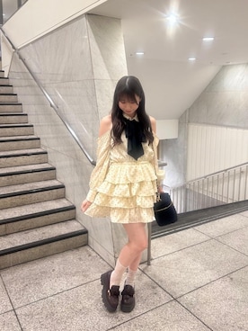 マジェスティックレゴン横浜ジョイナス店スタッフさん（レディース・155cm）の春コーディネート