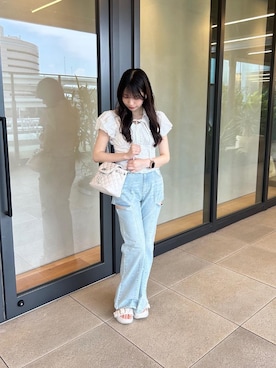 マジェスティックレゴン横浜ジョイナス店スタッフさん(レディース・155cm)の夏コーディネート