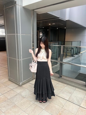 マジェスティックレゴン横浜ジョイナス店スタッフさん（レディース・155cm）の夏コーディネート