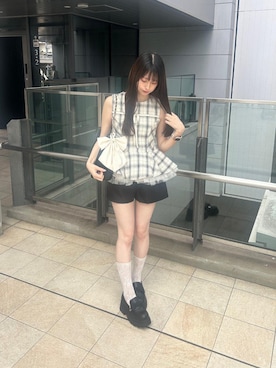 マジェスティックレゴン横浜ジョイナス店スタッフさん（レディース・155cm）の夏コーディネート