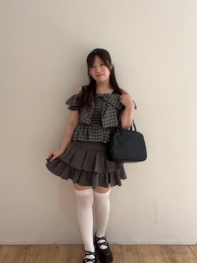 「アイテム（シャツ/ブラウス）」を使った、Ayumiさん（レディース・150cm）の夏コーディネート