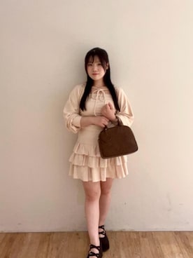 「アイテム（アンサンブル）」を使った、Ayumiさん（レディース・150cm）の秋コーディネート
