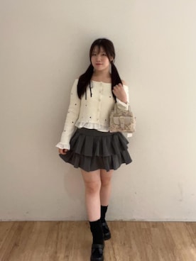 「MAJESTIC LEGON（マジェスティックレゴン）のアイテム」を使った、Ayumiさん（レディース・150cm）の秋コーディネート