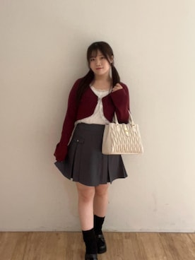 「MAJESTIC LEGON（マジェスティックレゴン）のアイテム」を使った、Ayumiさん（レディース・150cm）の秋コーディネート