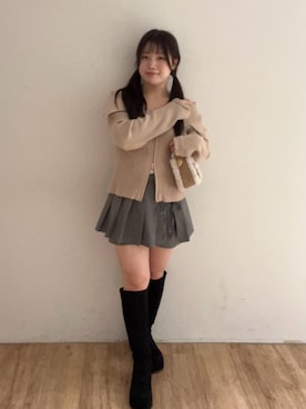 「ブルべ夏」｜Ayumiさん（レディース・150cm）の秋コーディネート