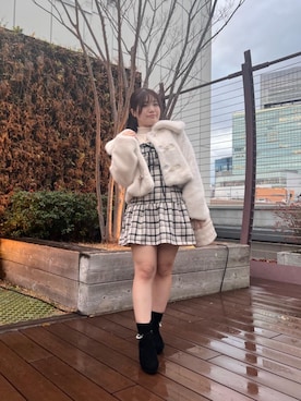 「アイテム（その他アウター）」を使った、Ayumiさん（レディース・150cm）の秋コーディネート