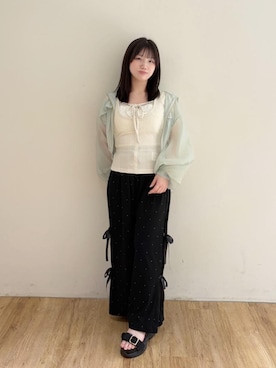 「通学コーデ」｜Ayumiさん（レディース・150cm）の夏コーディネート