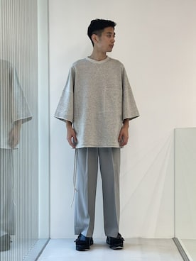「PUBLIC TOKYO（パブリックトウキョウ）のアイテム（スウェット）」を使った、koyohara77tokyobaseさん（メンズ・170cm）の夏コーディネート