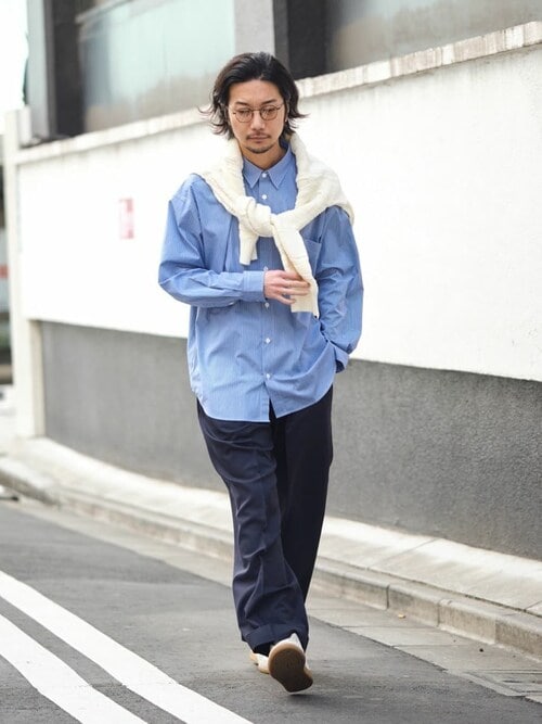 セール】【MARKAWARE / マーカウェア】DPLEATED CLASSIC WIDE 120S
