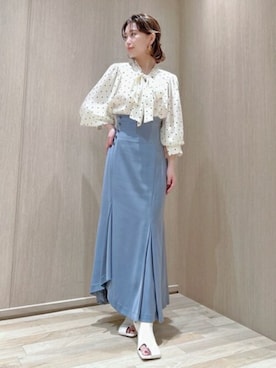 「アイテム（ピアス（両耳用））」を使った、USAGI ONLINEさん（レディース・150cm）の春コーディネート