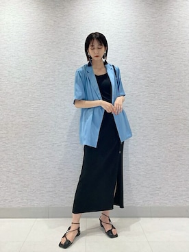 「アイテム（その他アンダーウェア/インナー）」を使った、USAGI ONLINEさん（レディース・163cm）の夏コーディネート