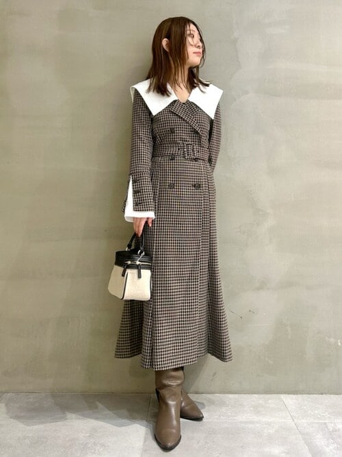 ワイドカラーレイヤードカフスOPを使った人気ファッション