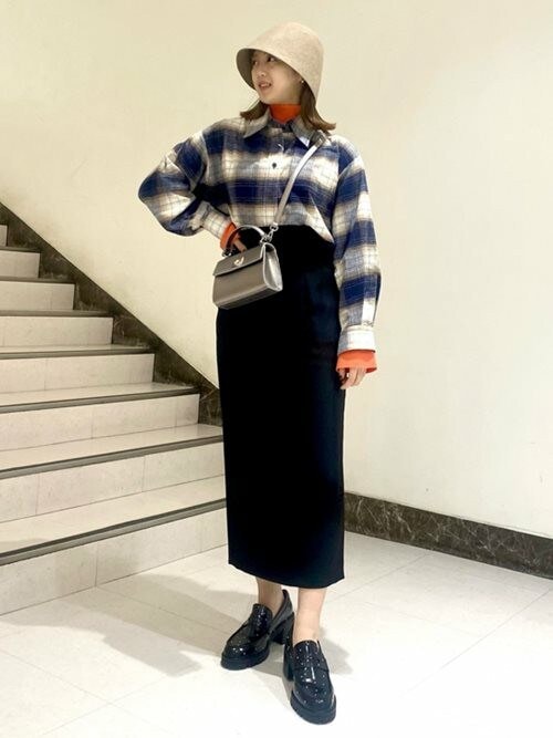 LILY BROWN（リリーブラウン）の「ショート丈ネルチェック