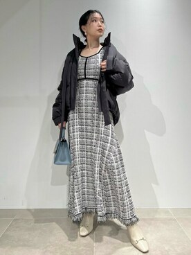 「Lily Brown」｜「アイテム（ダウンジャケット/コート）」を使った、USAGI ONLINEさん（レディース・150cm）の秋コーディネート
