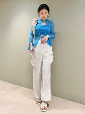 「LILY BROWN（リリーブラウン）のアイテム（その他トップス）」を使った、USAGI ONLINEさん（レディース・150cm）の冬コーディネート