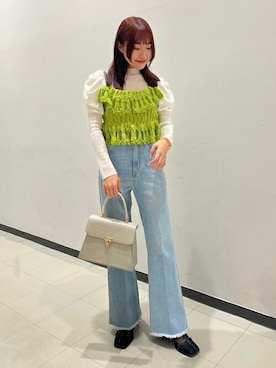 「LILY BROWN（リリーブラウン）のアイテム（その他トップス）」を使った、USAGI ONLINEさん（レディース・153cm）の冬コーディネート