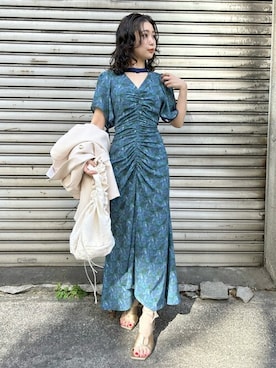 「LILY BROWN（リリーブラウン）のアイテム（サンダル）」を使った、USAGI ONLINEさん（レディース・150cm）の春コーディネート