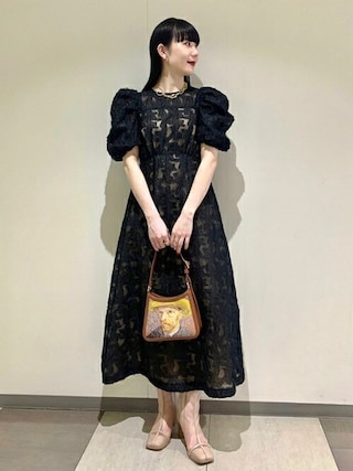 【Y】リリーブラウン　シアージャガードワンピース　レディース LILY BROWN（リリーブラウン）の「シアージャガードワンピース