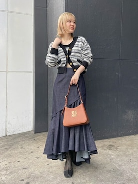 LILY BROWN（リリーブラウン）の「フレア切替マーメイドスカート  