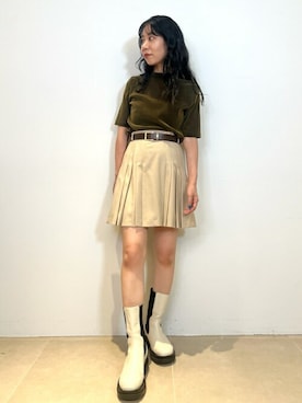 「LILY BROWN（リリーブラウン）のアイテム（その他パンツ）」を使った、USAGI ONLINEさん（レディース・152cm）の夏コーディネート