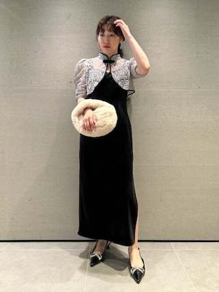 LILY BROWN（リリーブラウン）の「3wayボレロセットロングドレス