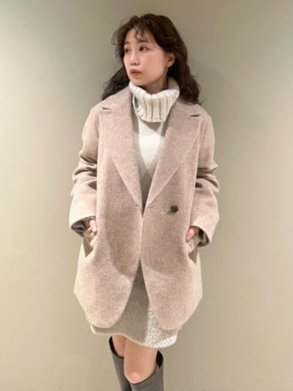 LILY BROWN（リリーブラウン）の「シャギーオーバージャケット（その他