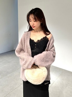 「LILY BROWN（リリーブラウン）のアイテム（キャミソール）」を使った、USAGI ONLINEさん（レディース・161cm）の秋コーディネート