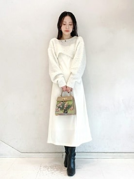 「Lily Brown」｜USAGI ONLINEさん（レディース・154cm）の冬コーディネート