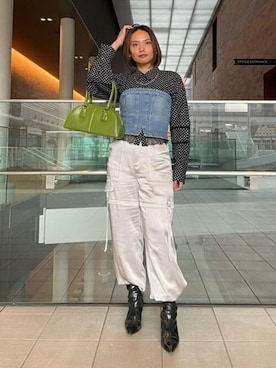 「LILY BROWN（リリーブラウン）のアイテム（その他トップス）」を使った、USAGI ONLINEさん（レディース・156cm）の冬コーディネート