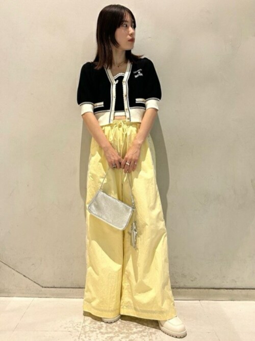 LILY BROWN×MARY QUANTクロップドニットビスチェ・カーディガン LILY BROWN（リリーブラウン）の「【LILY BROWN×MARY QUANT