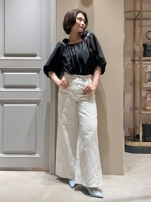 LILY BROWN（リリーブラウン）の「リボンディティールミュール