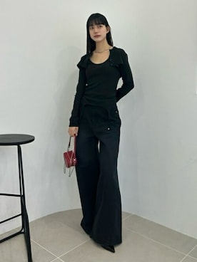 「Lily Brown」｜「アイテム（財布/小物）」を使った、USAGI ONLINEさん（レディース・167cm）の春コーディネート