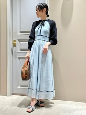 「アイテム（ワンピース）」を使った、USAGI ONLINEさん（レディース・156cm）の夏コーディネート