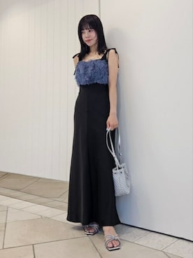 「LILY BROWN（リリーブラウン）のアイテム（その他トップス）」を使った、USAGI ONLINEさん（レディース・150cm）の夏コーディネート